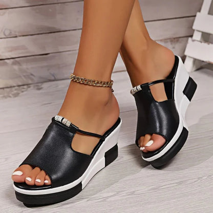 Luumra Bequeme Orthopädische Plateausandalen