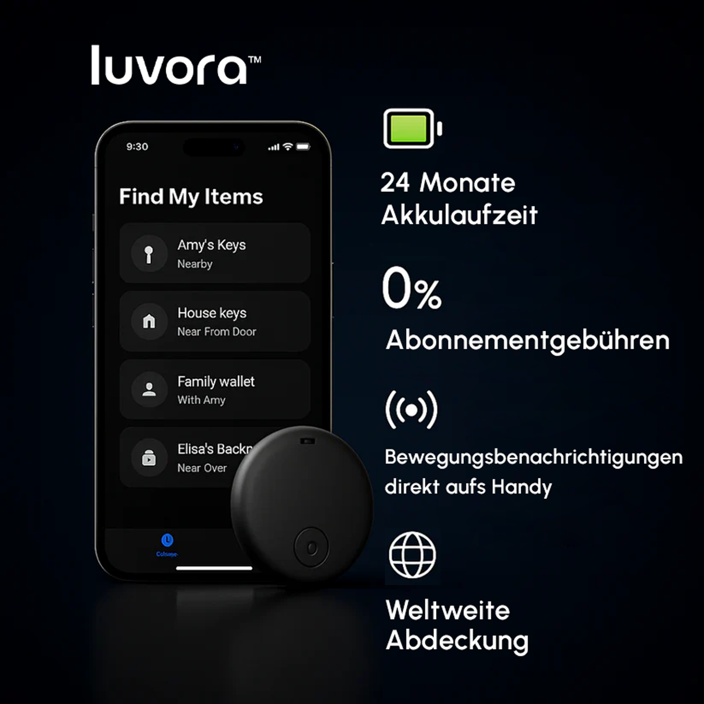 Luvora™ GPS – Mehr als nur ein einfacher Auto-Tracker. Dein persönlicher Alles-Finder
